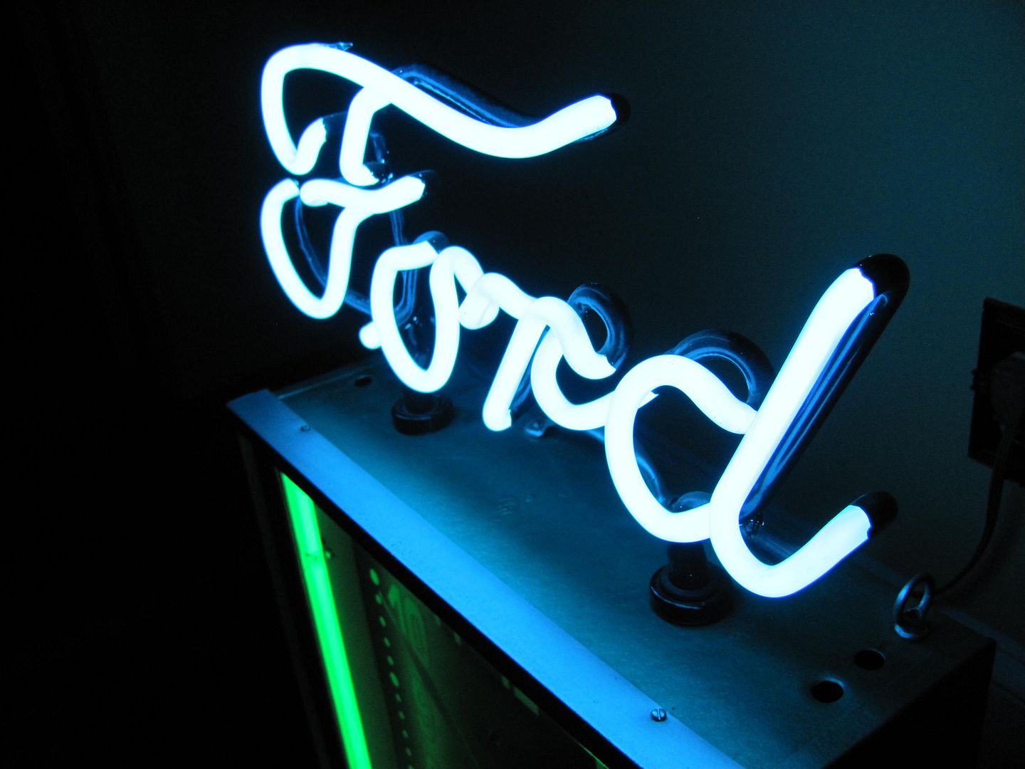 Ford Neon Clock, rare dealer promotional item, circa 1959 The H.A.M.B.